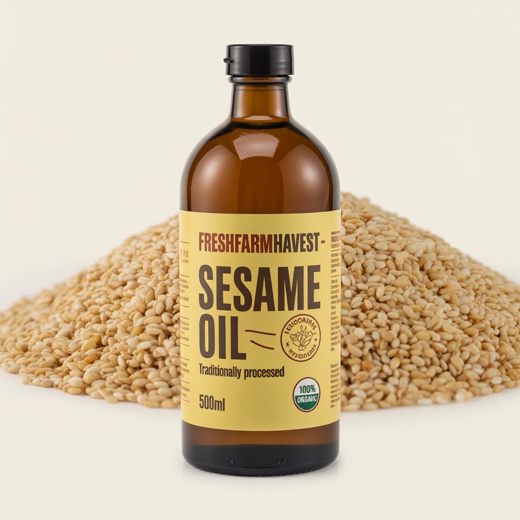 organic sesame seed oil 500ml