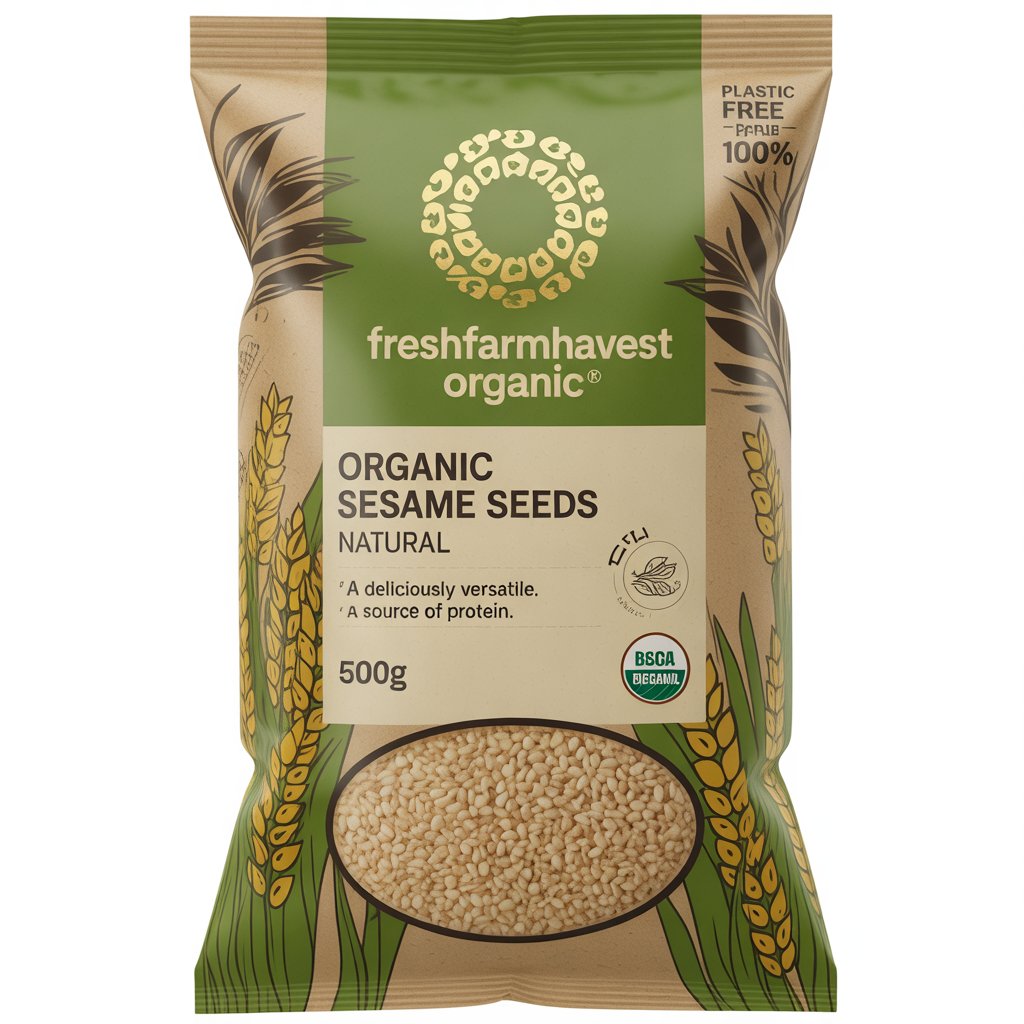 organic sesame seed 500g